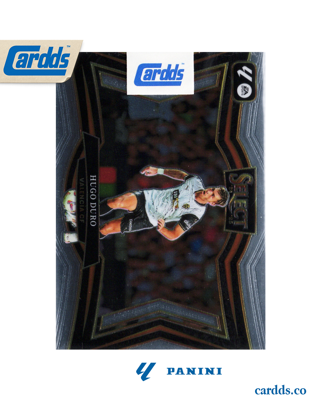 Hugo Duro Field Level Panini Select La Liga 2024/2025 Valencia CF