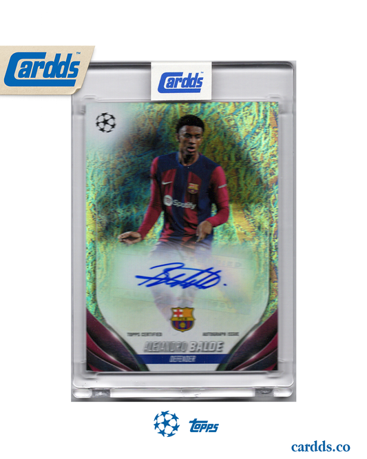 Balde AUTO Topps UCL 2023/2024 FC Barcelona