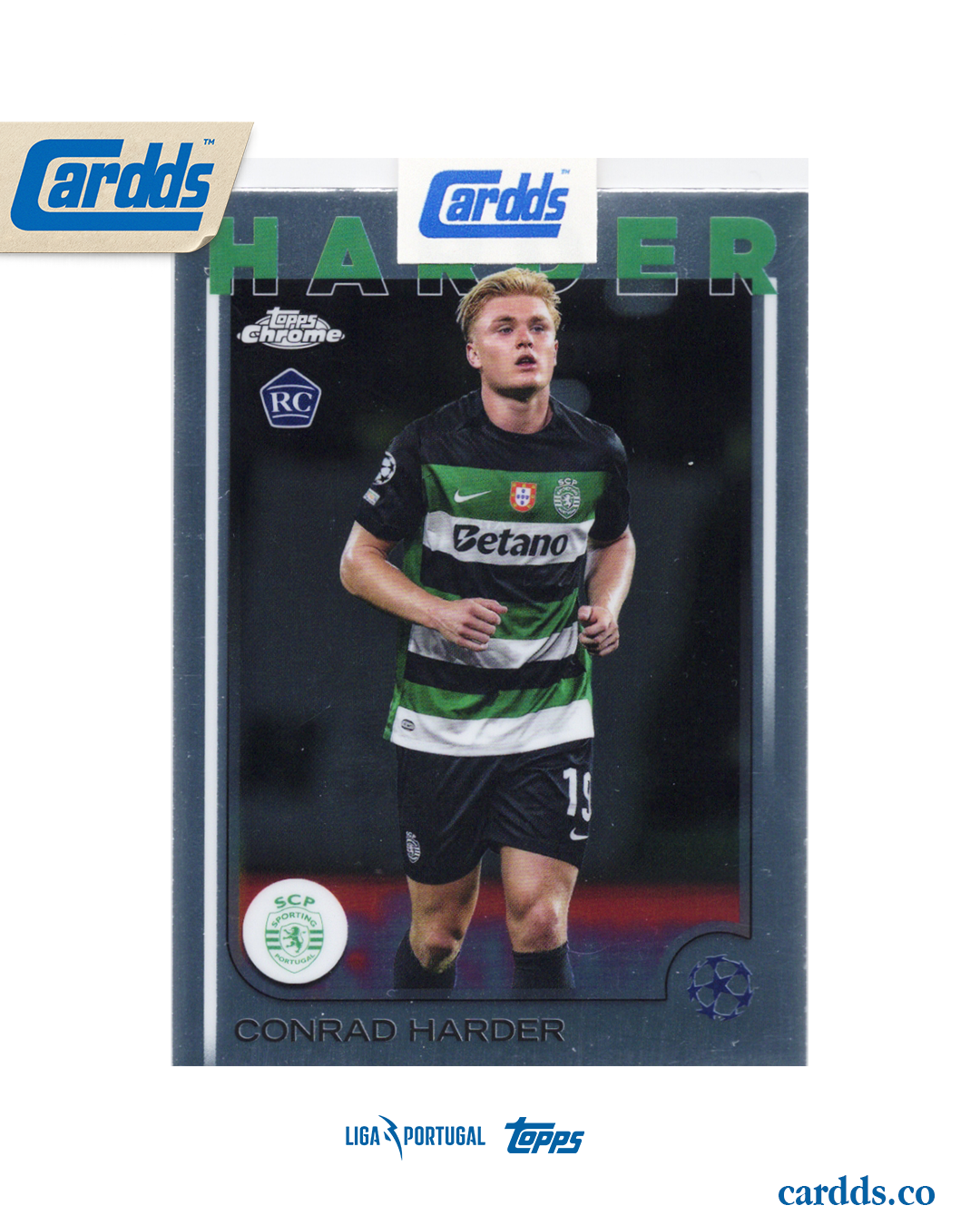 Conrad Harder ROOKIE Topps Chrome UCC 2024/2025 Sporting CP Liga Portugal