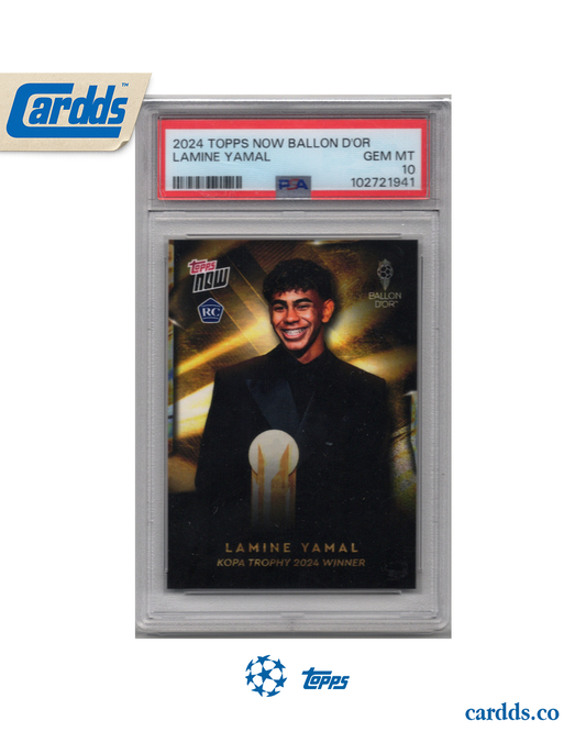 Lamine Yamal PSA10 Topps Ballon d'Or 2024 FC Barcelona